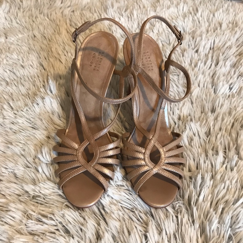 Barney’s New York Co-Op Women’s Ankle Strap sandal heels